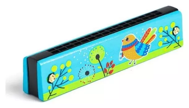 Губная гармошка «Курочка», цвет бирюзовый