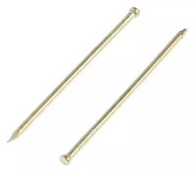 Гвозди финишные Tundra 1.4x40, латунирован., 40 шт.