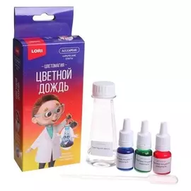 Химические опыты. «Цветной дождь»