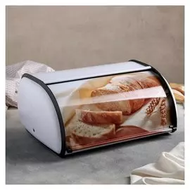 Хлебница металлическая "Домашний хлеб", малая