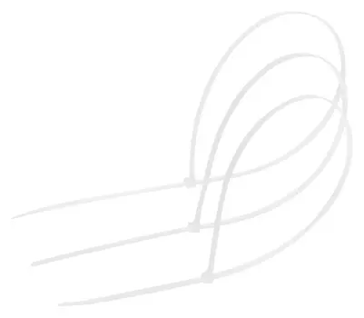 Хомут нейлоновый, 4,8х500 мм, белый, в упаковке 100 шт.