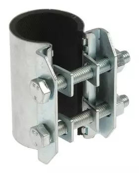 Хомут ремонтный, 1", длина 70 мм, оцинкованый