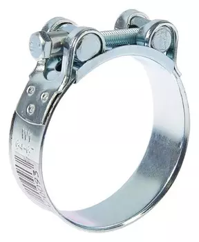 Хомут силовой Tundra Krep, диаметр 64-67 мм, оцинкованный