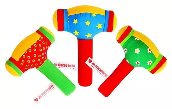 Хрустящая погремушка Молоточек