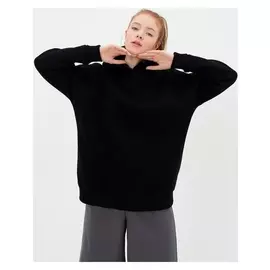 Худи женское Minaku: Casual Collection, цвет чёрный, р-р 50-52