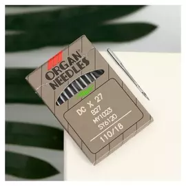 Иглы для промышленных оверлоков, №110, 10 шт, DC 27