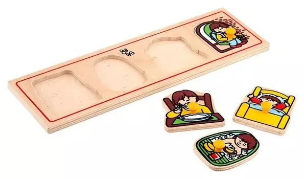 Игра детская деревянная "Мое утро"