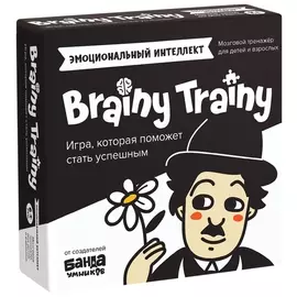 Игра головоломка развивающая "Brainy Trainy. эмоциональный интеллект" 80 карточек, Brainy Trainy, ум462