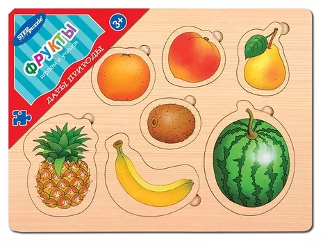 Игра из дерева "Дары природы: Фрукты"