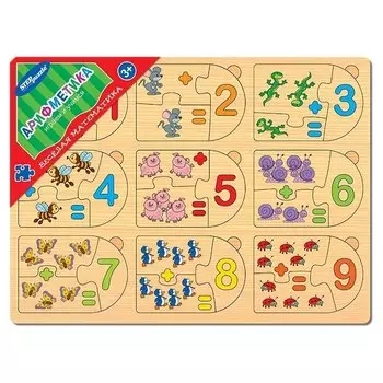 Игра из дерева Весёлая математика: арифметика