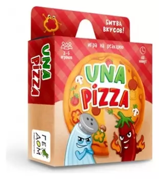 Игра карточная Una Pizza, 60 карточек