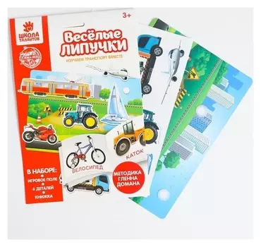 Игра на липучках «Изучаем транспорт вместе», методика домана