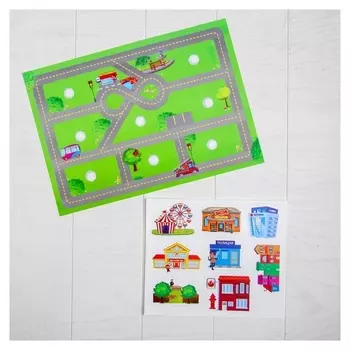 Игра на липучках Веселые липучки Построй свой город