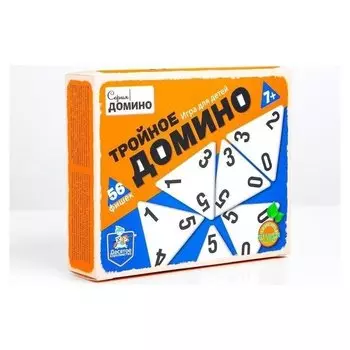 Игра настольная деревянная «Тройное домино»