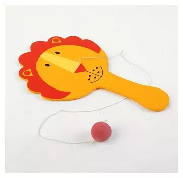 Игра Отбей шарик. Зверята на резинке