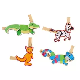 Игра с прищепками «Собери дикое животное №1»