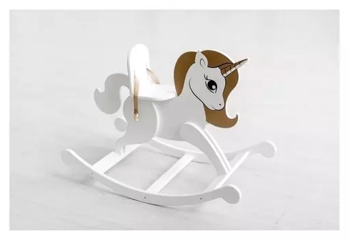 Игровая мебель для кукол коллекции «Shining Crown» единорог. цвет белоснежный шелк.