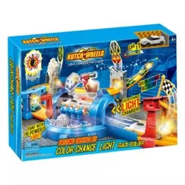 Игровой набор автотрек со световой камерой и меняющей цвет машинкой