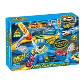 Игровой набор автотрек со световой ручкой и меняющей цвет машинкой