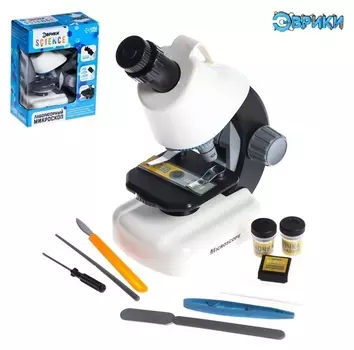 Игровой набор «Лабораторный микроскоп», с цветными фильтрами, увеличение X40, 100, 400