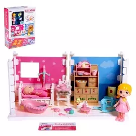 Игровой набор «Мама кэтти» с меблью, малышом и аксессуарами