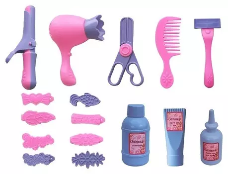 Игровой набор "Парикмахер №2" (17 предметов)