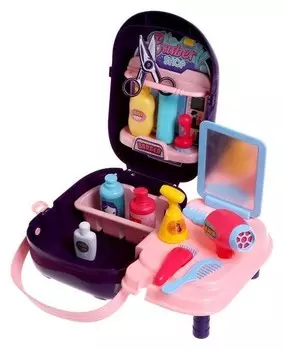 Игровой набор "Парикмахерская" с аксессуарами