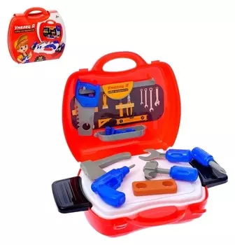 Игровой набор в чемоданчике Умелец Я 18 предметов