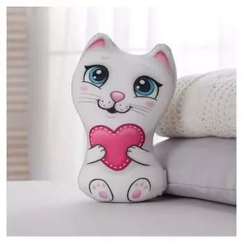 Игрушка антистресс «Кошечка с сердечком»