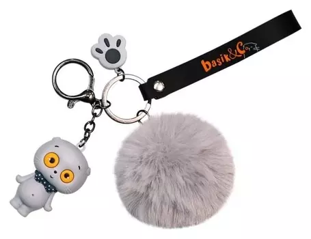 Игрушка-брелок «Басик с подвесом лапка», 5 см