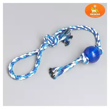 Игрушка-дразнилка для собак с мячиком, 95 г, до 54 см