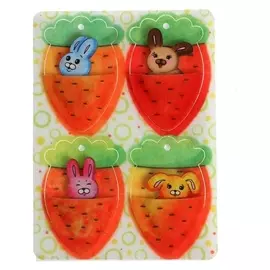 Игрушка из фетра «Морковные зайки»