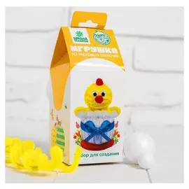 Игрушка из меховых палочек "Цыплёнок"