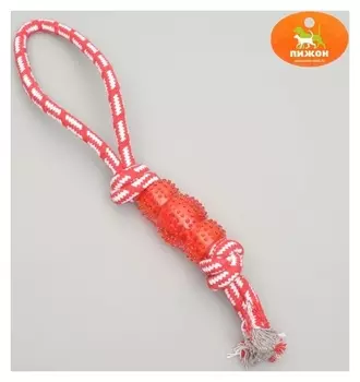 Игрушка канатная "Узел с леденцом", до 37 см, до 90 г
