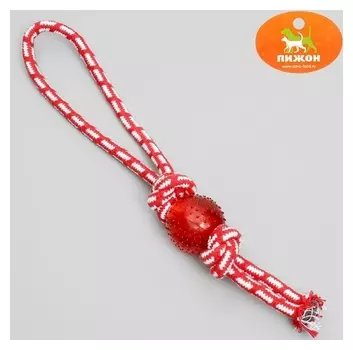 Игрушка канатная "Узел с мячиком", до 80 г