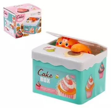 Игрушка-копилка Котик в сундучке