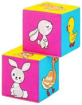 Игрушка кубики "Мама и малыш"