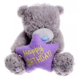 Игрушка мягкая «Мишка тедди» звезда, 10 см