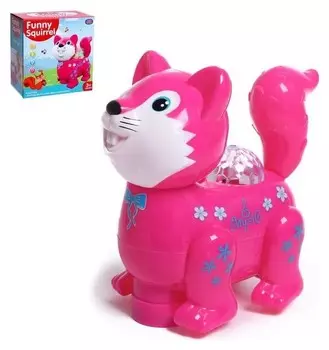 Игрушка музыкальная «Бурундук», световые и звуковые эффекты