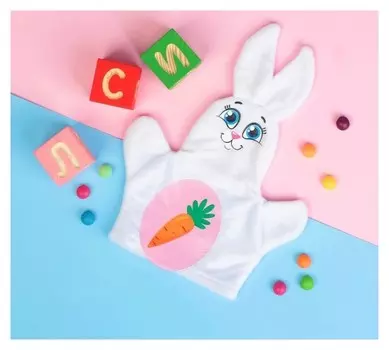 Игрушка на руку Зайка
