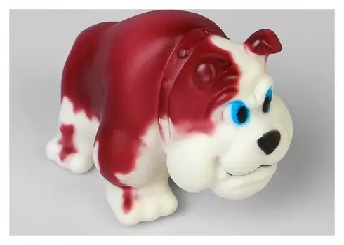 Игрушка пищащая "Бульдог", 12,5 см