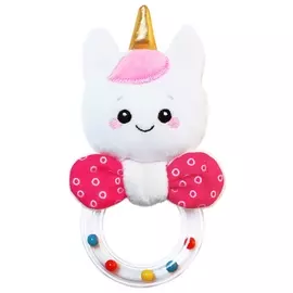 Игрушка-погремушка колечко Единорог