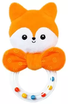 Игрушка-погремушка колечко Лисичка