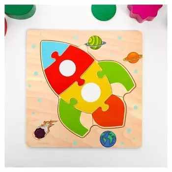 Игрушка развивающая пазл Ракета