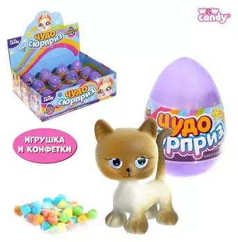 Игрушка в яйце «Чудо-сюрприз: зверята»