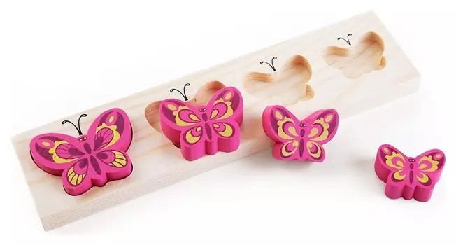 Игрушка-вкладыш «Бабочки: больше-меньше»