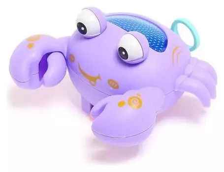 Игрушка заводная «Краб», световые эффекты