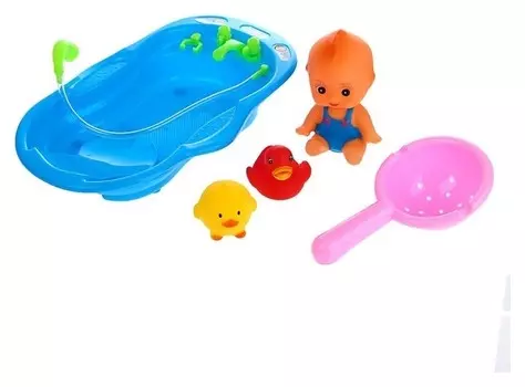 Игрушки для ванной набор Пупс
