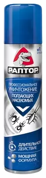 Инсектицид от тараканов раптор аэрозоль 350мл