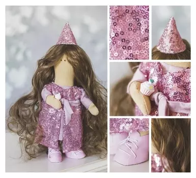 Интерьерная кукла «Брайт», набор для шитья, 18 × 22.5 × 3 см